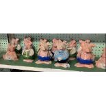 QTY OF WADE PIG MONEY BOXES