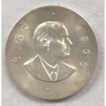 A SILVER 1966 SILVER 50P CELEBRATING THE EASTER RISING