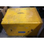 YELLOW PAINTED ALUMINIUM TRANSIT TRUNK