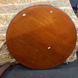 MAHOGANY TILT TOP TABLE A/F