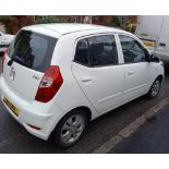 HYUNDI I10 ACTIVE, 5 DOOR HATCHBACK, 1248CC, PETROL, REG: VO11 HWZ, MILEAGE 46,877. COLOUR :