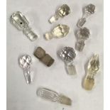 2 BAGS OF GLASS STOPPERS