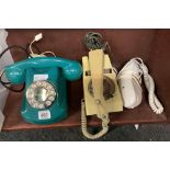 3 VARIOUS VINTAGE TELEPHONES