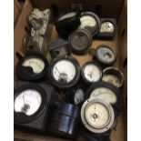 CARTON WITH AMP METERS, VOLT METERS & OTHERS, MANLY EX WD