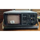 A PLUSTRON TVR5L PORTABLE TV & RADIO