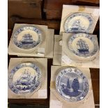 COLLECTION OF WEDGWOOD 'GREAT RACING CLIPPERS' PLATES, WITH CERTIFICATES OF AUTHENTICATION