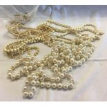 TUB OF PEARL STYLE NECKLACES