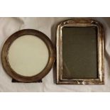 4 SILVER PHOTO FRAMES A/F MAINLY FOR SCRAP