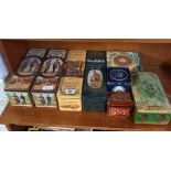 COLLECTION OF 4 OLD MALT WHISKY TINS & OTHERS
