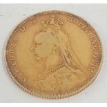 1891 JUBILEE HEAD FULL SOVEREIGN