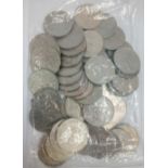 BAG OF 52 VARIOUS ELIZABETH COINS