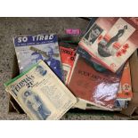 CARTON WITH MUSICAL SCORES/MUSIC