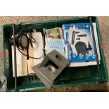 CARTON WITH GARDEN POND EQUIPMENT, MOTORS ETC