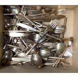 CARTON OF BRONZE CUTLERY