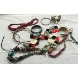 BAG OF COSTUME JEWELLERY