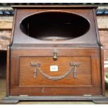 VINTAGE 'COLLARO CONQUEST' RECORD CHANGER IN ASSOCIATED MAHOGANY FACE, NOT KNOWN IF WORKING