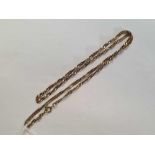9ct GOLD CHAIN, APPROX 6.5g