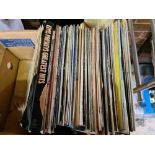 CARTON OF MISC LP'S INCL; ELVIS, PARTRIDGE FAMILY & OTHER ARTISTS