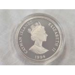 A SILVER PROOF DOLLAR FOR CAYMAN ISLANDS