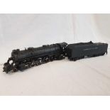 'OO' GAUGE CANADIAN 482 LOCOMOTIVE WITH 8 WHEEL TENDER