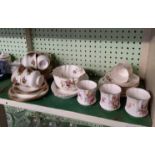 ENGLISH GARDEN TEA SERVICE, ROYAL WORCESTER TEA SERVICE ETC