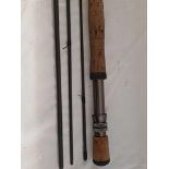 SHAKESPEARE SIGMA 3M FLY ROD, 4 PIECE 8wt. IN HARD CASE, AS NEW