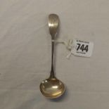 A GEORGE EXETER SILVER CREAM LADLE, 1832 J.OSMENT