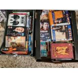 2 TRAYS OF DVD'S INCL; BOXED SETS