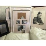 COLLECTION OF FRAMED PHOTOGRAPH'S RELATING TO CORPORAL LESLIE SAICH R.A.P.C