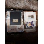 2 CARTONS OF MISC EPHEMERA INCL; PRINTS, HISTORY & ENCYCLOPEDIA OF THE WAR, THE GREAT WAR, PHOTO'S