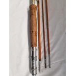 UNUSUAL CANE ROD 2.5M, 3 PIECE EST 4wt. REVERSIBLE BUTT CONVERTS INTO 2 PIECE 1.7M SPINNING ROD