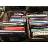 2 CARTONS OF BOOKS ANTIQUES, ARTS & CRAFTS, COLLECTABLE'S, AUCTION CATALOGUES