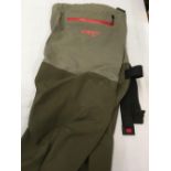AIRFLOW STOCKING FOOT CHEST WADERS, SIZE 9, 44'' CHEST UNUSED AS NEW