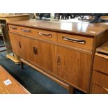 G-PLAN SIDEBOARD, 6ft LONG X 2ft 9'' HIGH X 2ft 6'' WIDE