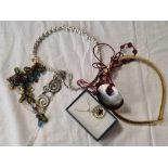 QTY OF DRESS NECKLACES