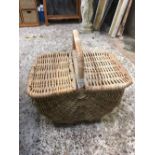 LARGE WICKER BASKET