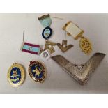 QTY OF MASONIC JEWELS TO THE GLOUCESTERSHIRE & HEREFORDSHIRE LODGE & THE OLD PATESIAN LODGE &