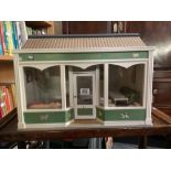 BUTCHERS SHOP DOLLS HOUSE WITH ACCESSORIES