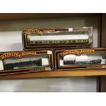 MAINLINE OO GAUGE 3718 WAGON, BOGIE BOLSTER WAGON 37-172 & A 54255 AUTO TRAILER, ALL IN BOXES