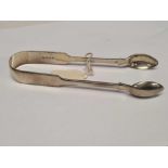 PAIR OF VICTORIAN EXETER SUGAR TONGS