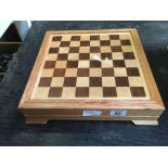 BOXED CHESS CASKET