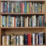 THREE SHELVES OF HARDBACK BOOKS