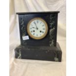 SLATE MANTLE CLOCK