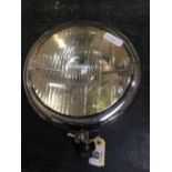 CHROME PLATED THE LUND SAFETY BEAM CAR LAMP, 6'' DIA