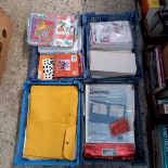 4 CARTONS OF VARIOUS ENVELOPES & STATIONERY