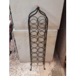 METAL 16 BOTTLE WINE RACK