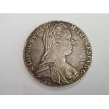 A MARIA THERESA COIN DATED 1780