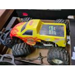 CARTON WITH PETROL RADIO CONTROLLED CAR (NOT KNOWN IF WORKING)