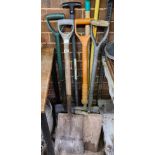 QTY OF GARDENING TOOLS, LAWN EDGER'S, SHOVEL'S & A HOE