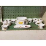 SHELF OF ROYAL WORCESTER CHINAWARE